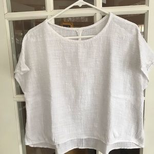 Linen crop top